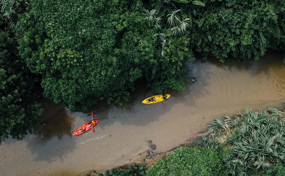Kayaking in Trang